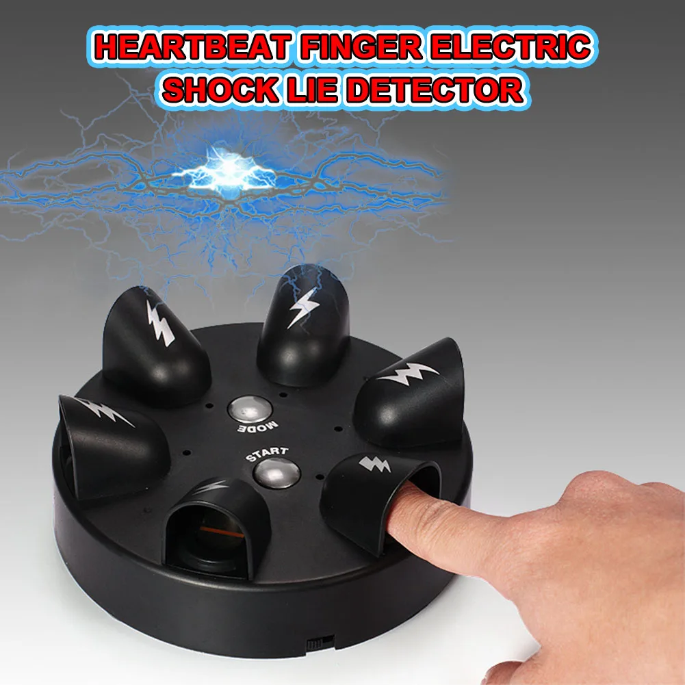 

Shocking Roulette Lie Detector Electric Polygraph Test Finger Toy Party Drinking Game BM88