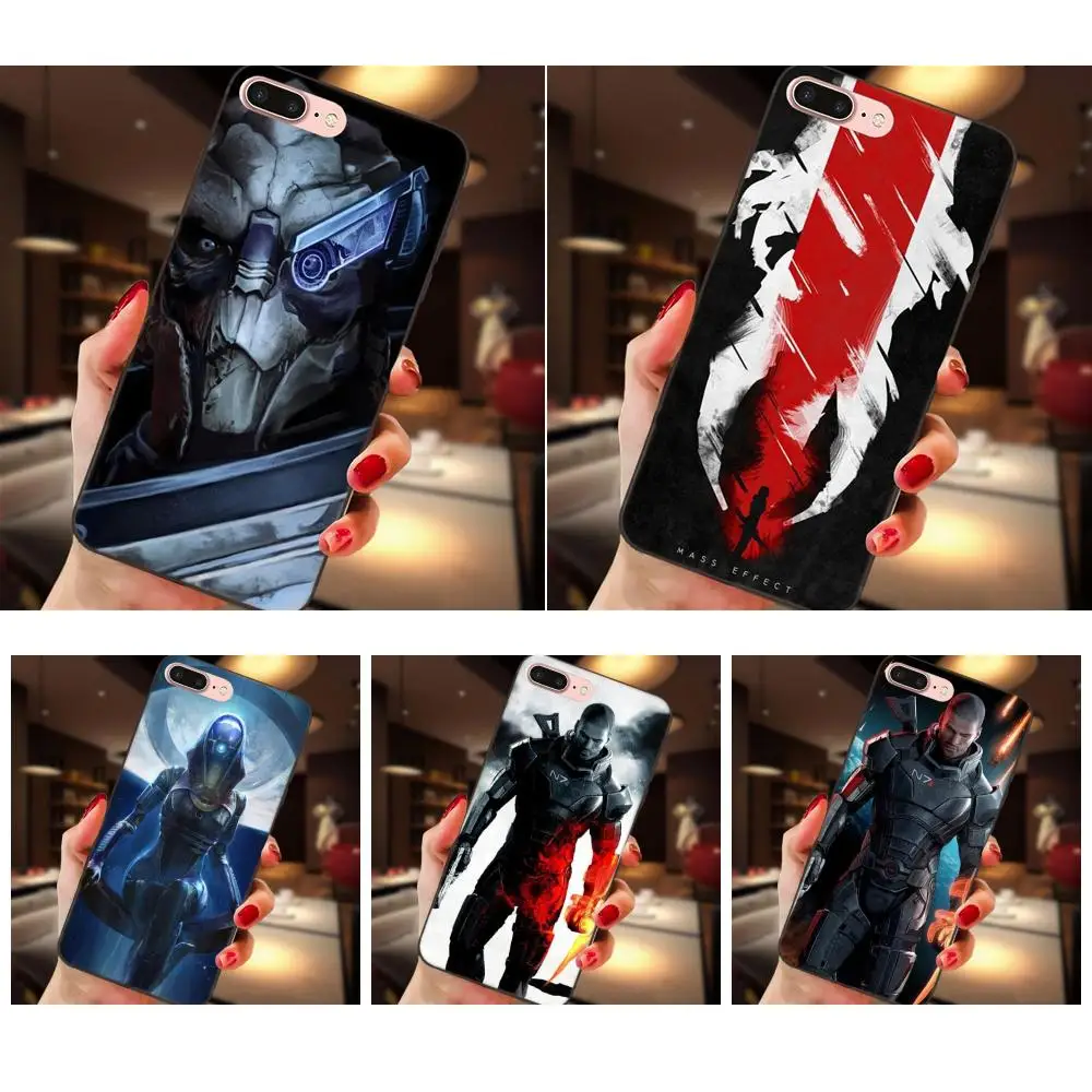 

N7 Mass Effect Colorful Soft Phone Cases Cover For Samsung Galaxy Note 4 8 9 S3 S4 S5 S6 S7 S8 S9 S10 Edge Plus Lite I9080 G313