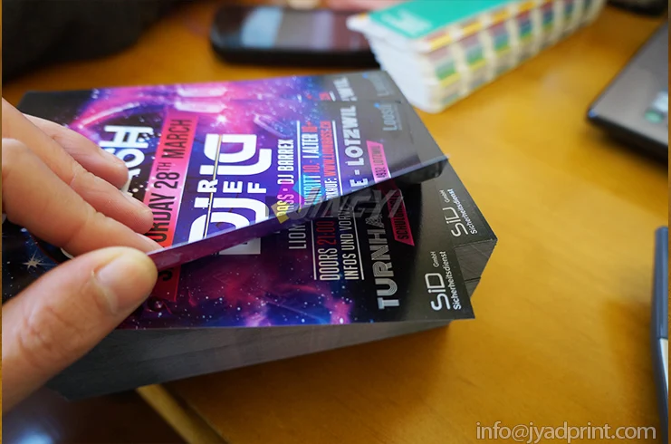Custom Full Color Printing 157GSM Glossy Paper Poster A5 Leaflet