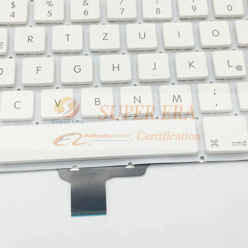 5 шт./лот для MacBook 13.3 ''GR Германия клавиатура A1342 клавиатура 2009 2010 год MC207 MC516