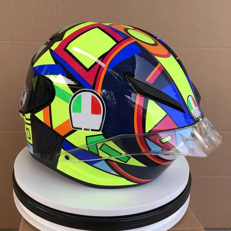 Мотоциклетный шлем с одним объективом для гонок, защитный, полный, для лица, soleluna, мотоциклетный, откидной, уличный, рыцарский шлем