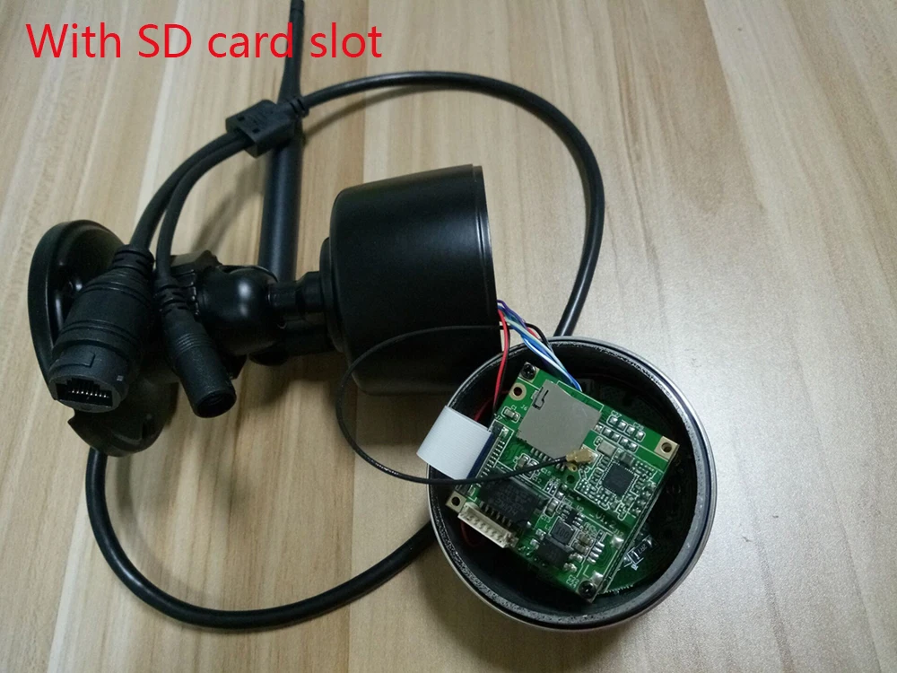 With SD card slot