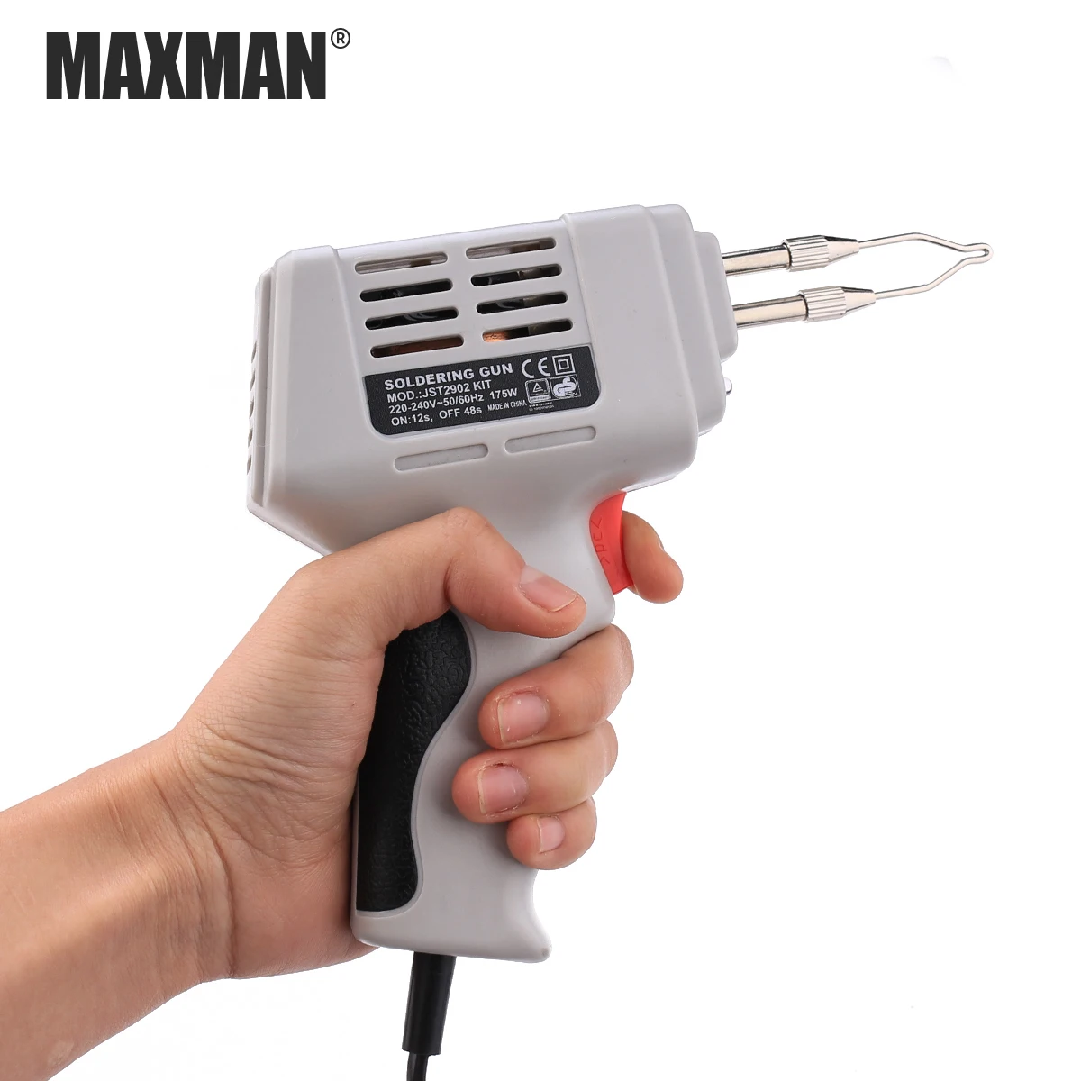 MAXMAN 220V Accessories Manual Tin Gun Suction Tin Device Electric Welding Gun Tool  Automatic Tin Soldering Iron Gun