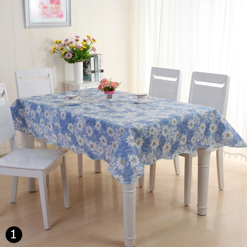 Waterproof New Year Home Kitchen Dining Table Decorations Festival Party Tablecloth Table Cover#260625
