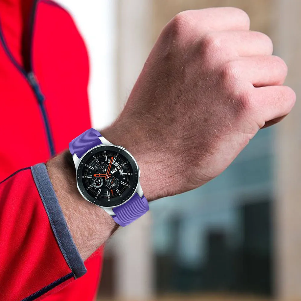 Ремешок для умных часов мягкий силиконовый ремешок для часов сменный ремешок для samsung Galaxy Watch 46 мм#4