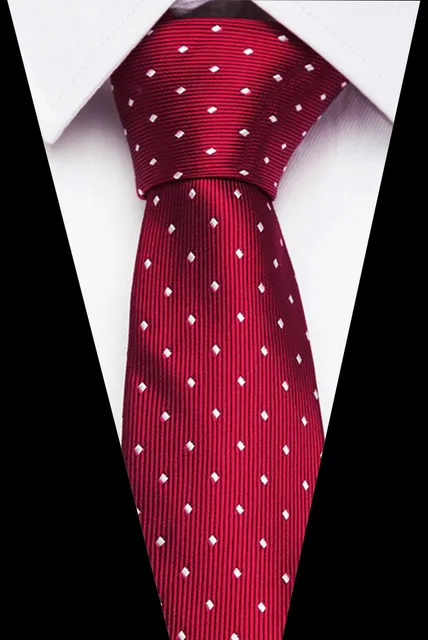 7.5m Mens Ties Pink Man Fashion Polka Dot Plaid Striped Floral Neckties Corbatas Gravata Jacquard Silk Business Tie for Men L98