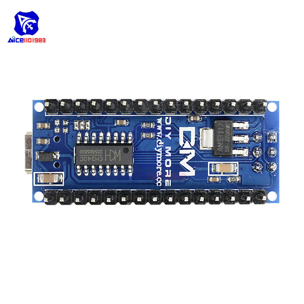 Плата микроконтроллера Nano V3.0 3 0 ATmega328 ATmega328P плата CH340 для Arduino сменный USB кабель