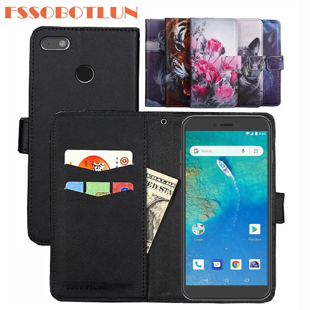 

For General Mobile GM8 Go Case PU Leather Retro Flip Cover Shell Magnetic Wallet Cases Kickstand Strap General Mobile GM 8 Go