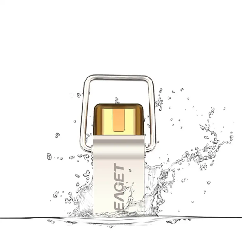Eaget USB Flash Drive 32GB 64GB OTG Usb 3.0 Type C flash drive Metal Pendrive 32GB mini USB stick Pen drive For Xiaomi Samsung
