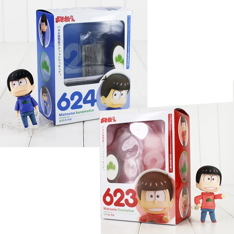 2style Nendoroid Matsuno Osomatsu 623 Matsuno Karamatsu 624 Osomatsu San figure doll PVC figure font b