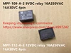 Relais 9VDC 100% 12VDC 16A250VAC 16A30VC 4pin, Original, nouveau, MPF-109-A-2 MPF-112-A-2 ► Photo 2/3