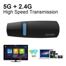 GGMM Wireless Wifi Dongle Receiver Portable HDMI adapter Android TV Box mini TV Support Miracast AirPlay Ezcast DLNA 5G Network