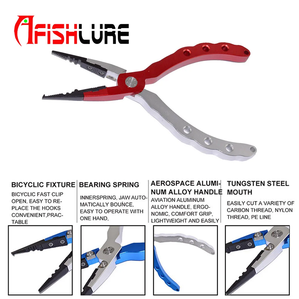 Outdoor Portable Multi Tool Fishing Pliers Tackle Camping Aluminum Alloy Pliers