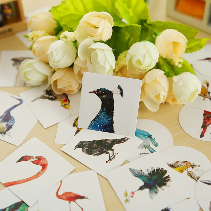 40 шт./кор. природа поэтические Мини бумажные наклейки пакет DIY декоративная наклейка-стикер для дневника альбом Скрапбукинг