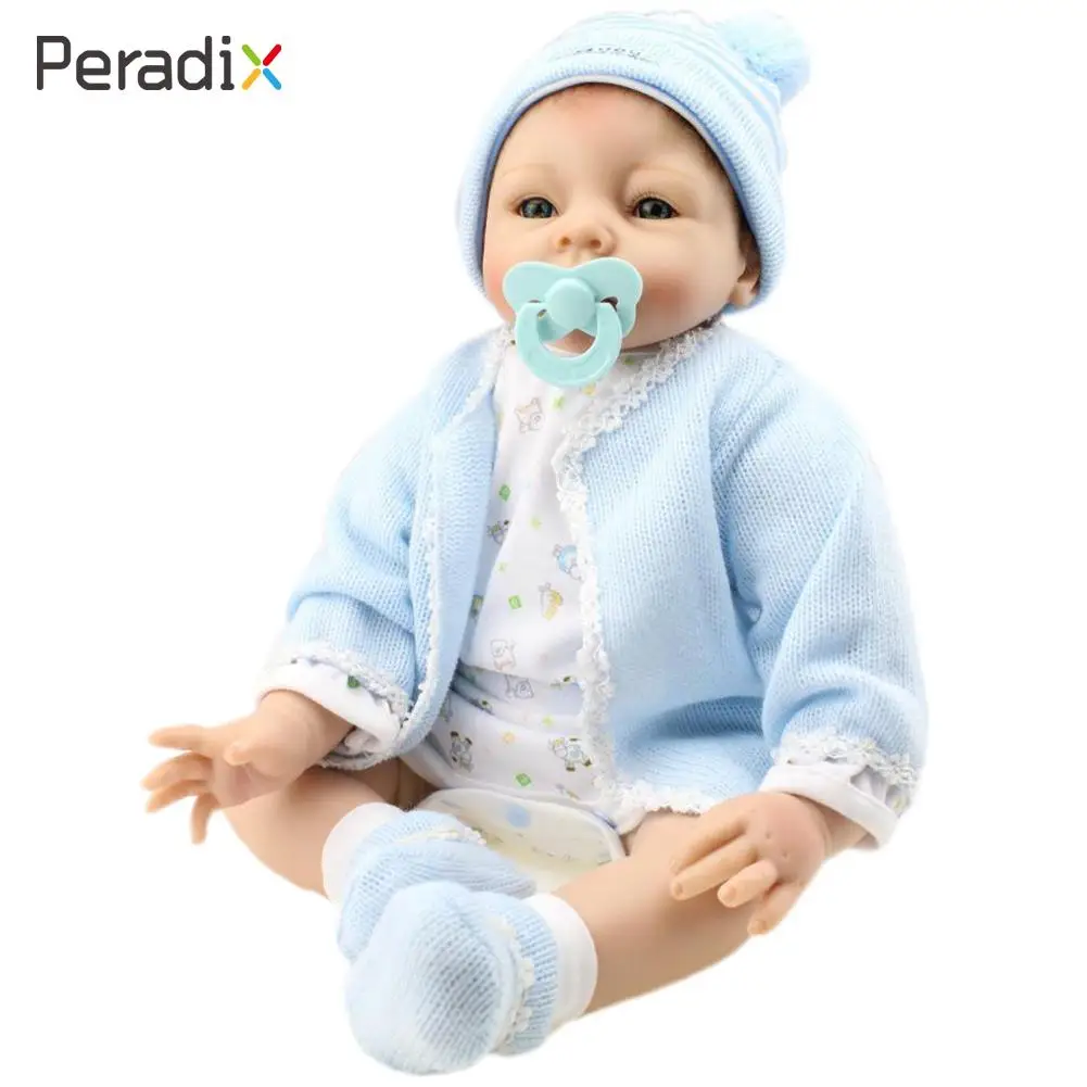 

Kidsroom Reborn Babies Simulated Infant Model Realistic Popular Silicone Reborn Dolls 1 Set Bedroom Safe Material Christmas