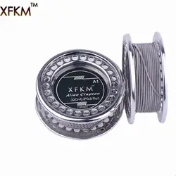 Xfkm 5 м/roll 32 г + 0.3*0.8 чужой Клэптон Провода для RDA РБА ввиду распылитель нагрева провода S Инструмент катушки чужой Клэптон нагрева Провода