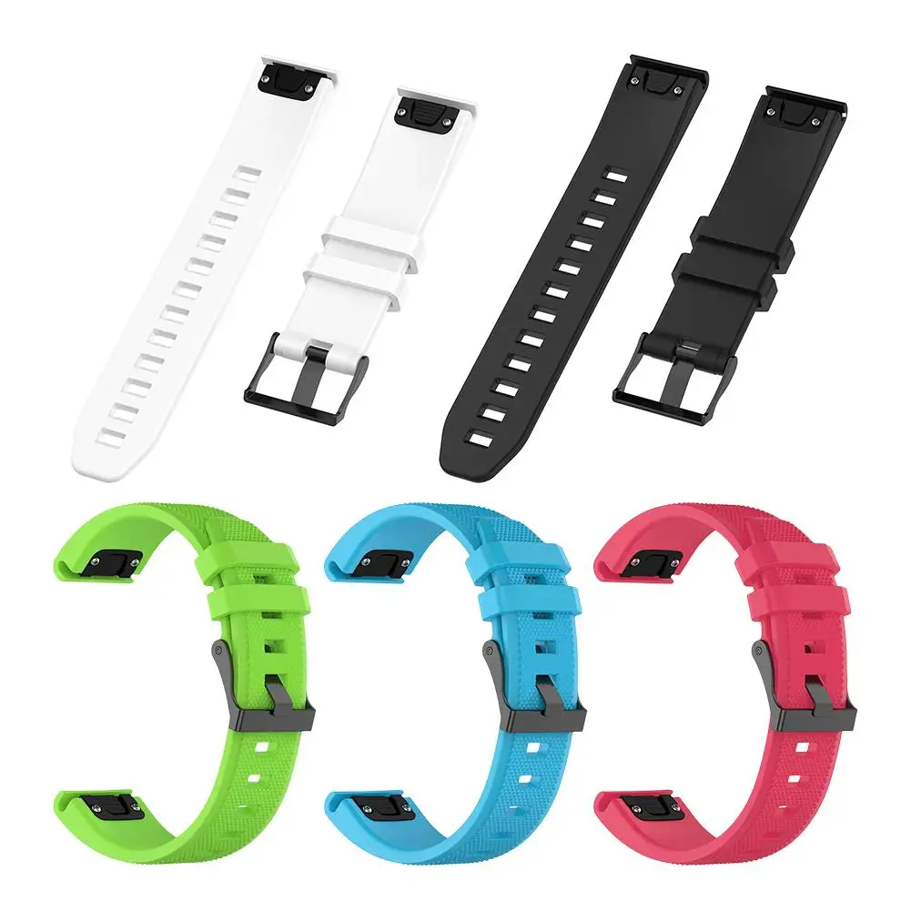 

22MM Quick Release Silicone Strap For GARMIN MARQ-Athlete Silicone Texture Strap Soft Silicone Strap For GARMIN MARQ-Athlete