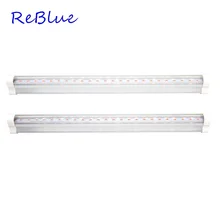 ReBlue 5 Вт светодиодные лампы для рассады 1 фут T5 трубчатый светильник для выращивания полный спектр светодиодный светильник для выращивания светодиодные лампы для растений AC 175-240 в полный спектр
