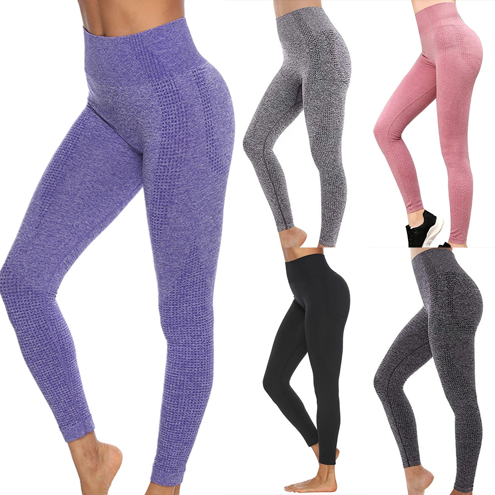 

Sexy Women Yoga Pants Gym Fitness Running Pants Push Up Seamless Leggings High Elastic Sportwear Exercise Tights Sport Clothing