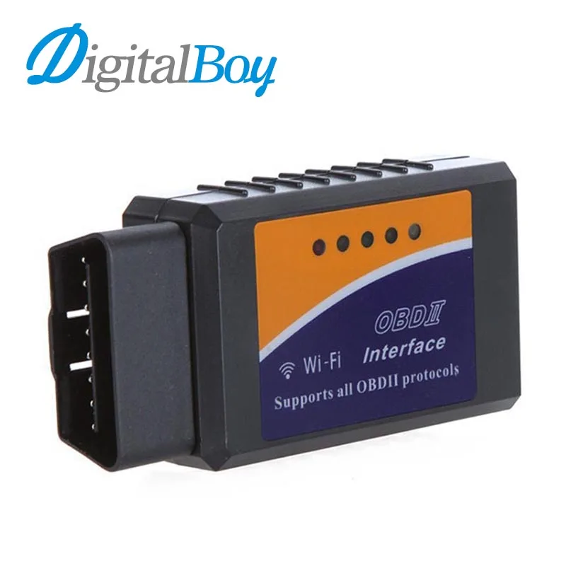 Prix pour Digitalboy Sans Fil Wifi Elm327 OBDII CAN BUS Vérifier Moteur De Voiture De Diagnostic Scanner Outil Adaptateur pour PC Android IOS iPhone Prix pour Digitalboy Sans Fil Wifi Elm327 OBDII CAN BUS Vérifier Moteur De Voiture De Diagnostic Scanner Outil Adaptateur pour PC Android IOS iPhone