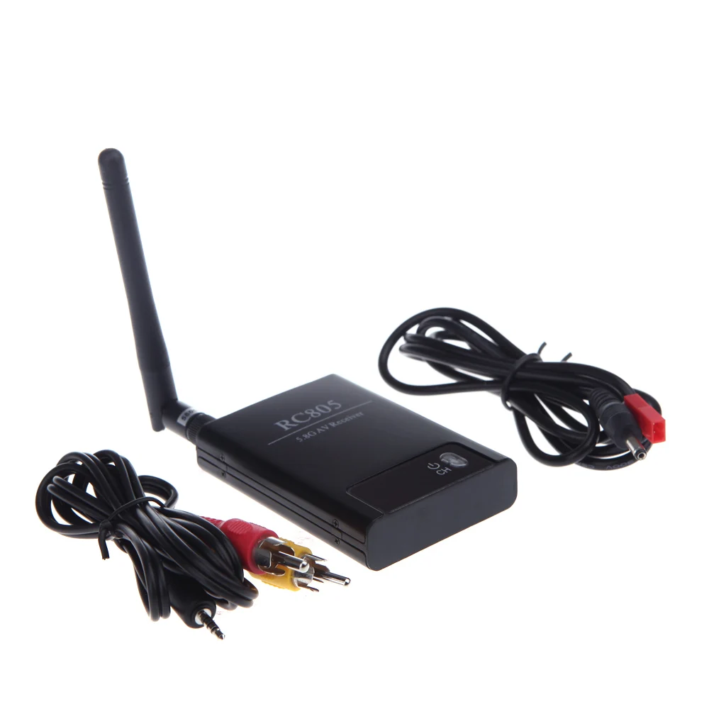 

RC805 5.8G 8CH 200mW AV Wireless FPV Receiver for RC Plane