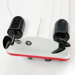 Детский катер Водонепроницаемый ABS 27 МГц Мини Портативный 30 км/ч Детские лодки с дистанционным управлением двойные моторные игрушки