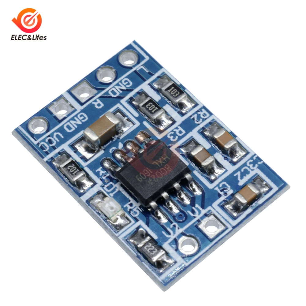 Super Mini HXJ8002 Audio Power Amplifier Board Mono Channel Voice Low Noise Amplifiers Module 2.0-5.5V Replace PAM8403 |