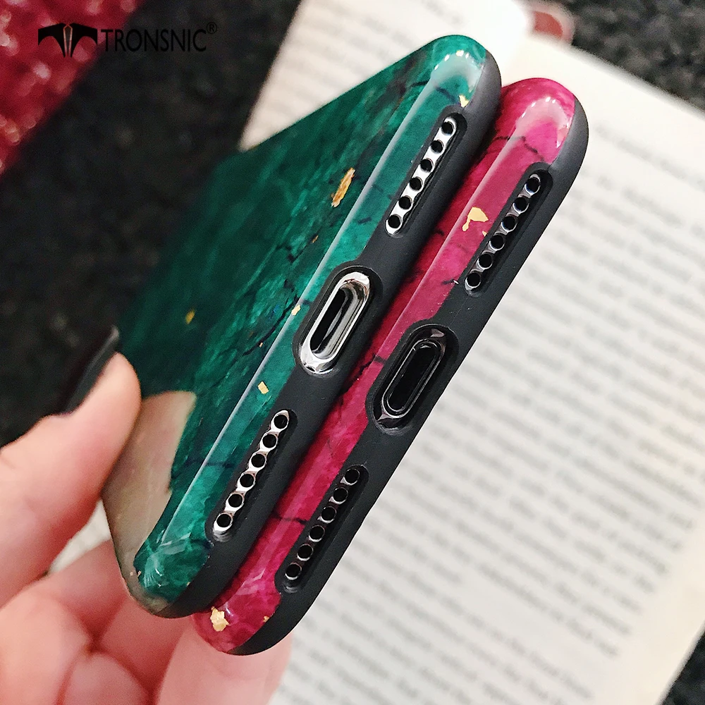 TRONSNIC Glitter Phone Case for iPhone X XS MAX XR Green Purple Case for iPhone 6S 6 7 8 Plus Gold Foil Red Luxury Cover Fashion TRONSNIC Glitter Phone Case for iPhone X XS MAX XR Green Purple Case for iPhone 6S 6 7 8 Plus Gold Foil Red Luxury Cover Fashion