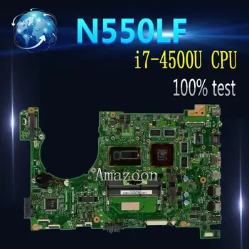 

Amazoon Laptop Motherboard For ASUS Q550LF N550LF PC PN 60NB0230-MBB000 N550LF MAIN BOARD CPU i7-4500U CPU DDR3 100% Fully Test