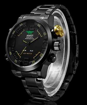 Новое поступление производитель Spot Amst Amister часы мужские для плавания спорта на открытом воздухе стальной ремешок производитель 3006 - Цвет: see chart