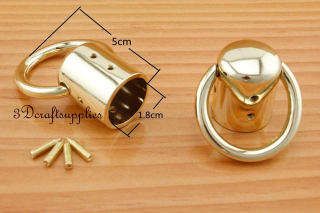 rope Barrier end stopper Cord end caps 18 mm light gold 6 pieces CK41 -  AliExpress