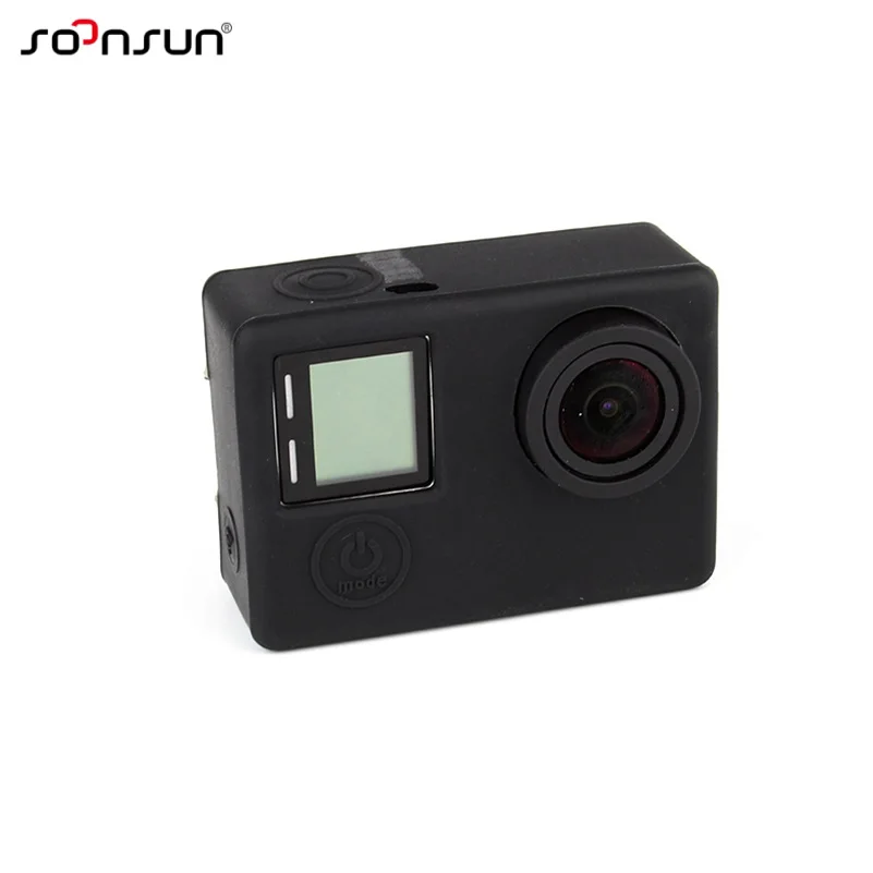 Силиконовый гелевый резиновый защитный чехол SOONSUN для камеры GoPro Hero 4 3 +