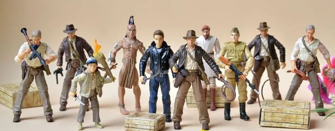 10PCS Indiana Jones Raiders of the Lost Ark 3.75/" Action Figures Kid Toy Gift