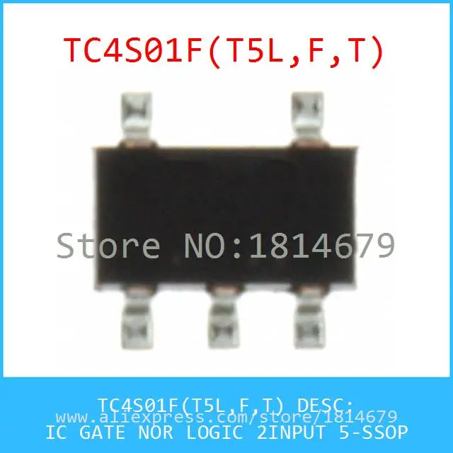 Free Shipping 5PCS/lot TC4S01F(T5L F T) IC GATE NOR LOGIC 2INPUT 5-SSOP 4S01 TC4S01 |