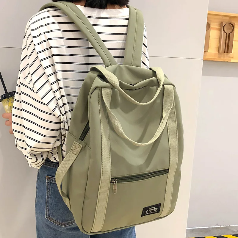 

Female Harajuku Book Backpack Cute Women School Bags For Teenage Girl Waterproof Nylon Kawaii Backpack Ladies Luxury Student Bag