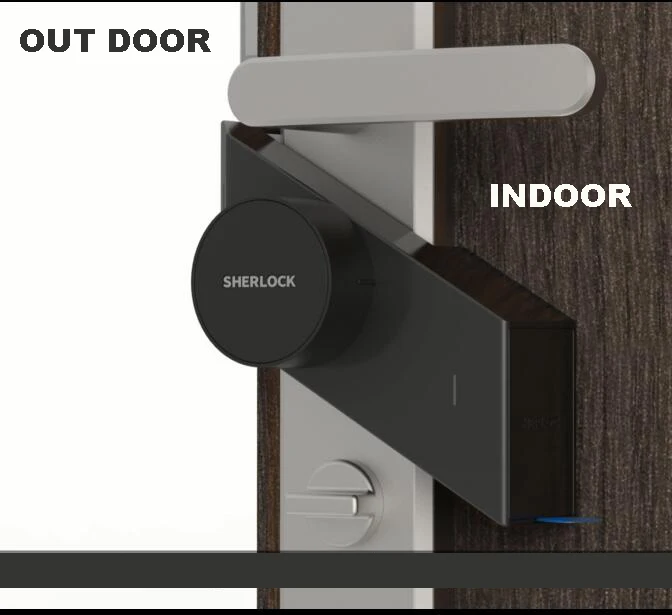 Comprar S2 de plata Negro Sherlock cerradura S2 actualización teléfono Bluetooth aplicación de control inteligente de bloqueo remoto sin llave clave electrónica de puerta cerradura