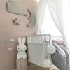3pcs/set Moon Star Wall Decor INS Nordic Style Cotton Cloud Ornaments Kids Room Decorations Wall Stickers photography props ► Photo 3/6