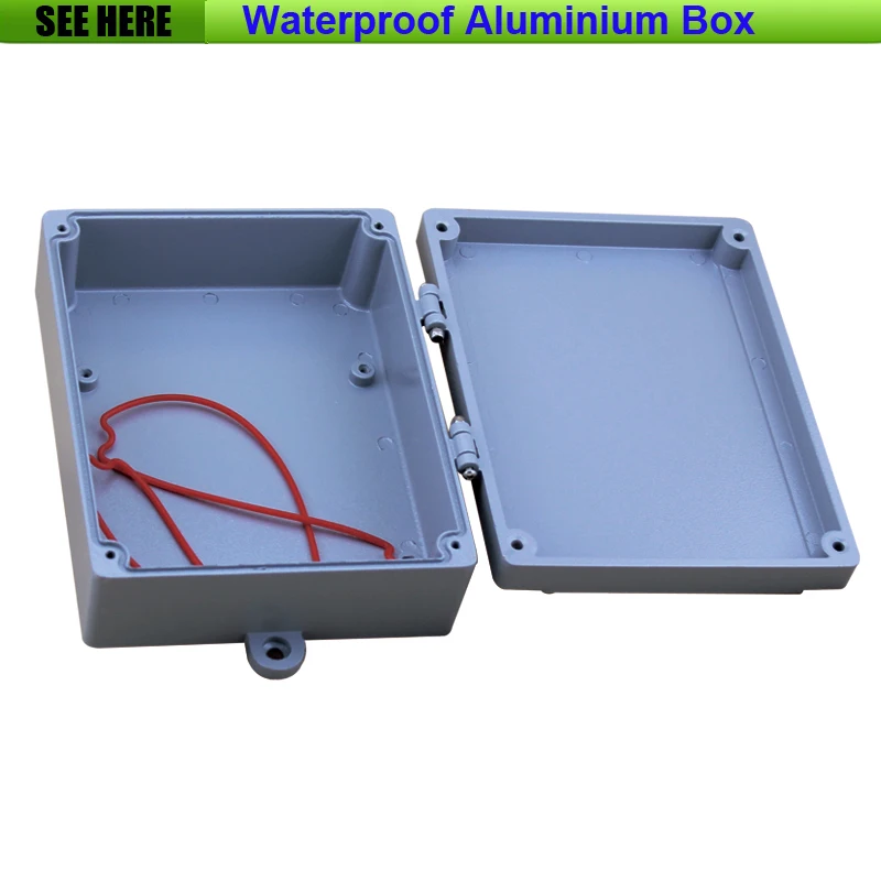 Free Shipping 1piece /lot Top Quality 100% Aluminium Material Waterproof IP66 Standard aluminium box enclosure 180*140*55mm |