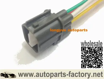 

longyue 10pcs universal 4 way O2 Oxygen sensor male connector pigtail 6"