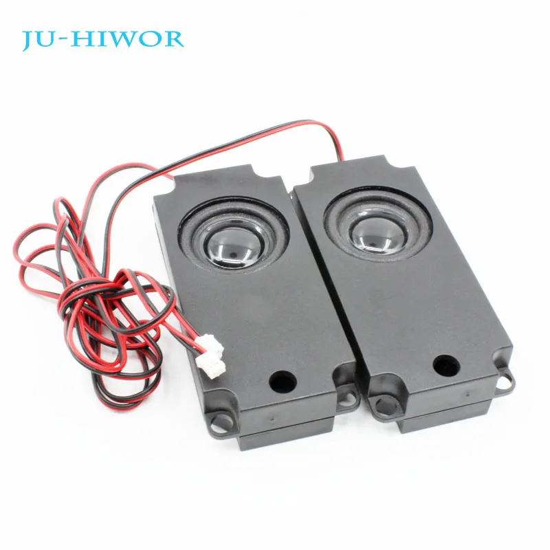 

2pcs 4 Ohm 3W Multimedia Speaker Double Diaphragm For Advertising Machine With Wire Embedded Box Speaker 45*150*21MM