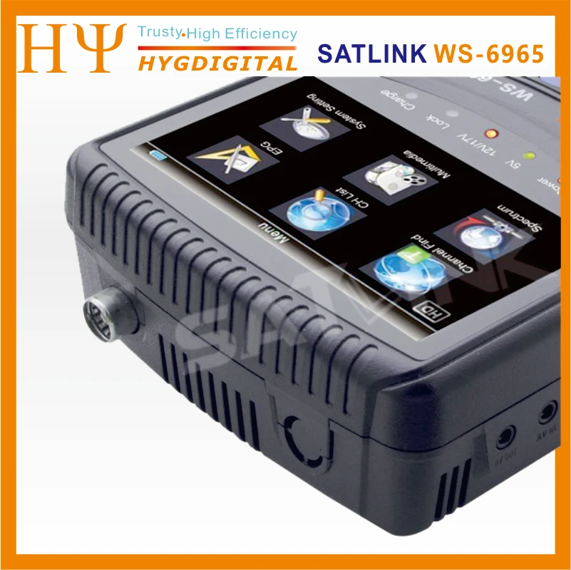 Satlink WS6965 WS 6965 HD DVB-T и DVB-T2 с анализатором спектра Finder цифровой измеритель Satlink WS-6965