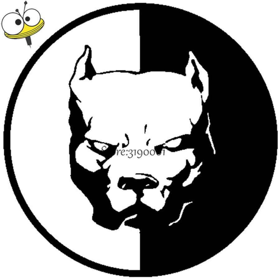 12 12CM PITBULL SUPER HERO DOG Decal Personalized Bulldog Stickers For BMW Abarth Toyota font b