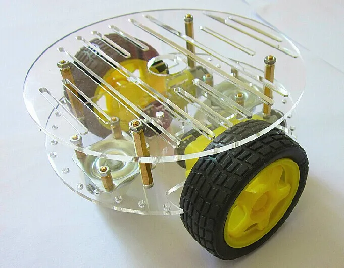 New 2 wheel Motor Smart Robot Car Chassis Speed Encoder cool For Arduino Free Shipping