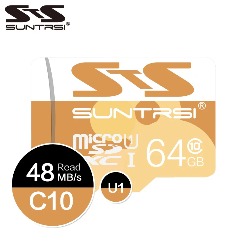 Suntrsi Memory Card High Speed Class10 Micro SD Card 64GB Cartao de Memoria 8GB 16GB Microsd Phone up to 48MB/S TF card Memory цена Suntrsi Memory Card High Speed Class10 Micro SD Card 64GB Cartao de Memoria 8GB 16GB Microsd Phone up to 48MB/S TF card Memory цены онлайн