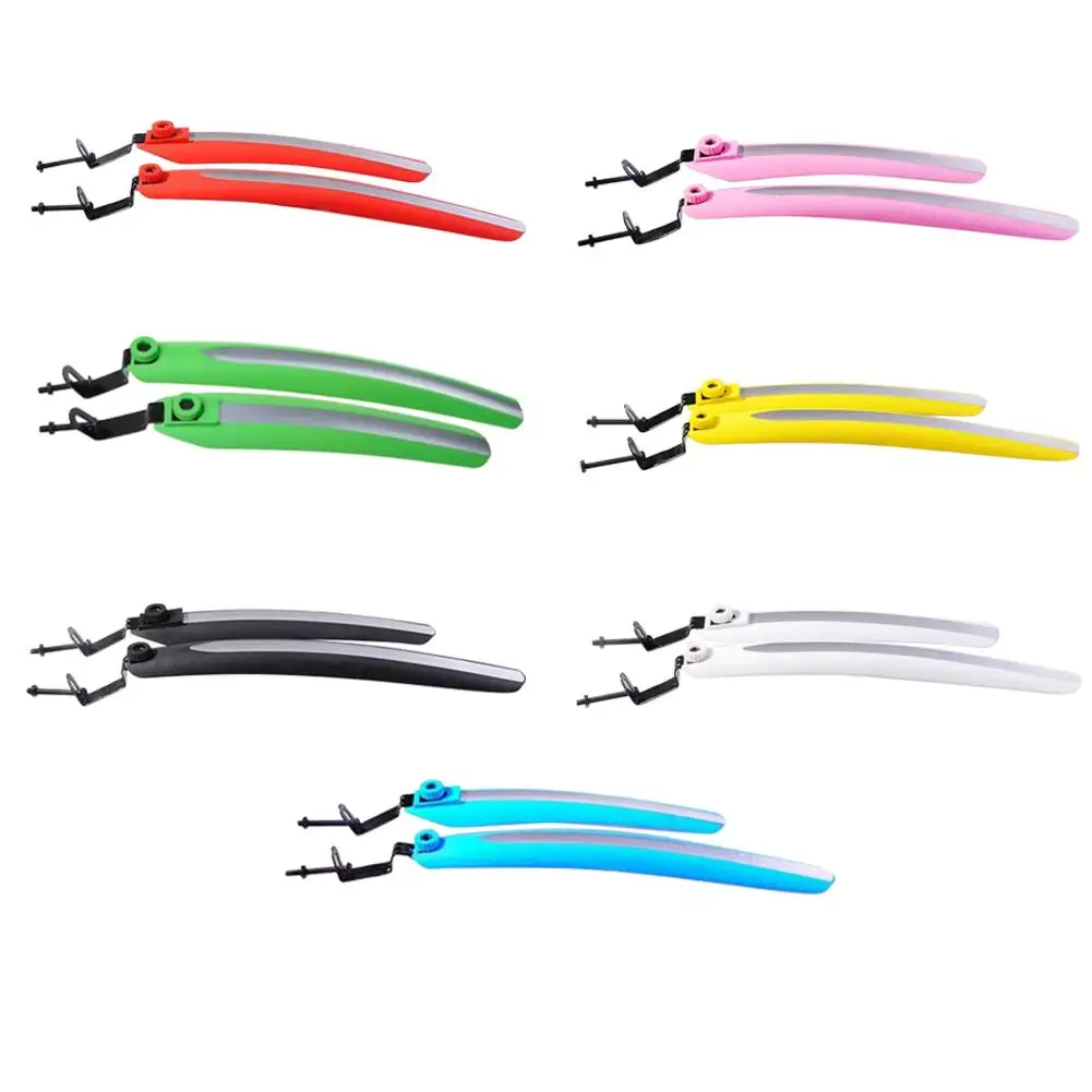 

MTB Mountain Cycling Bike Mudguard Set Road Racing Bicycle Colorful Front And Back Rear Mud Guard Easy To Install And Release
