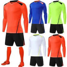 18 19 комплекты футбольные мужские и детские футболки с длинным рукавом Пустые для взрослых тренировочные игровые комплекты можно под заказ имя и номер QD009