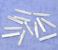 50Pcs Silver Plated Textured End Caps Crimp Beads Jewelry Making Findings Charms Component Wholesale 35x7.5mm Jewelry Findings 50Pcs Silver Plated Textured End Caps Crimp Beads Jewelry Making Findings Charms Component Wholesale 35x7.5mm Jewelry Findings