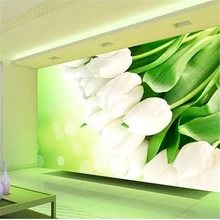 Special Offers romantic lily murals Europe TV backdrop Flowers wallpaper for wall 3d wall paper living room bedroom murals papel de parede sala