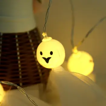 

1.5M Halloween String Lights 10 LED Ghost Elf Grimace Fairy Lights LED String guirlande Lamp Halloween Party Decorations pisca