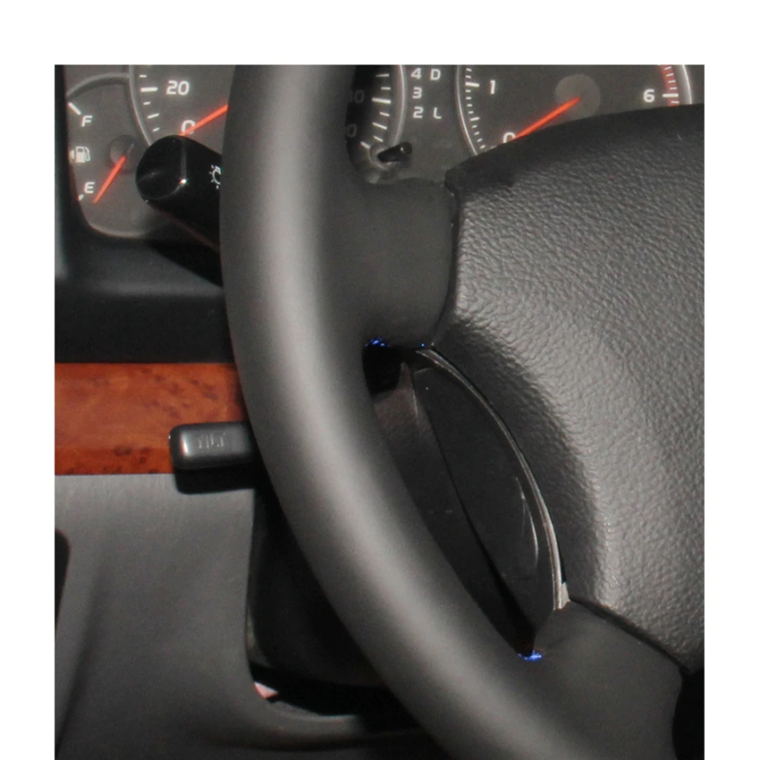 Прошитая вручную искусственная кожа черного цвета для Toyota Land Cruiser Prado 120 2004 2009